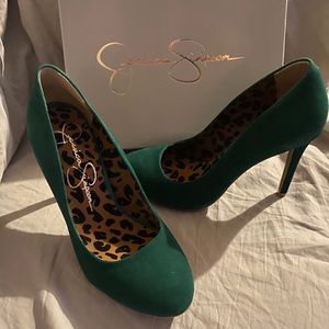 New Jessica Simpson green heels